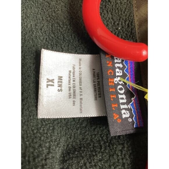 Preppy Streetwear Coquette Utility Patagonia Synchilla Jacket Green Size XL - Picture 4 of 5